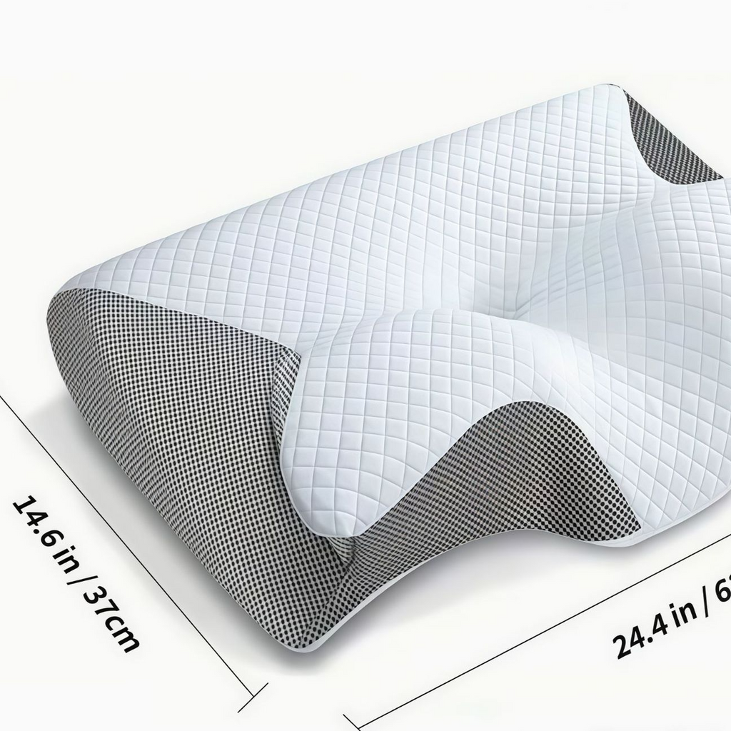 Ergonomic Memory Foam Cervical Pillow.