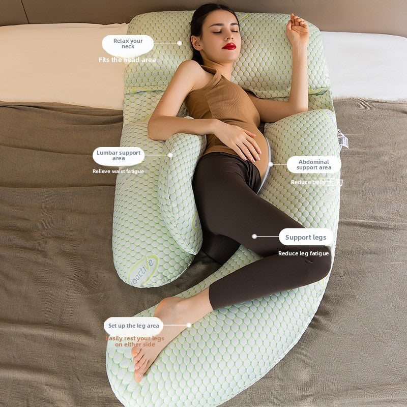 Ergonomic Maternity Support Pillow for Side Sleeping