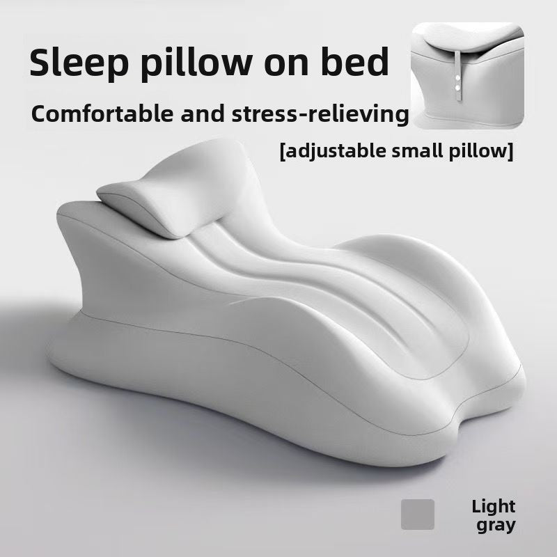 Multifunctional Lying Down Pillow with Memory Foam